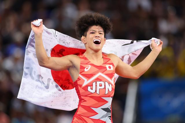 Japan wins its seventh and eighth gold medals in wrestling at the Paris 2024 Olympics