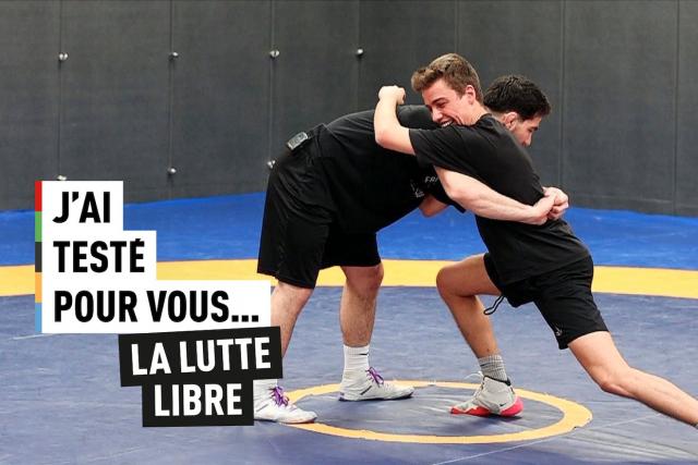 Before the Paris 2024 Games, our journalist tested freestyle wrestling with Rakhim Magamadov