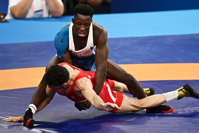 Mamadassa Sylla qualified for the -67 kg quarter-finals at the 2024 Paris Olympics
