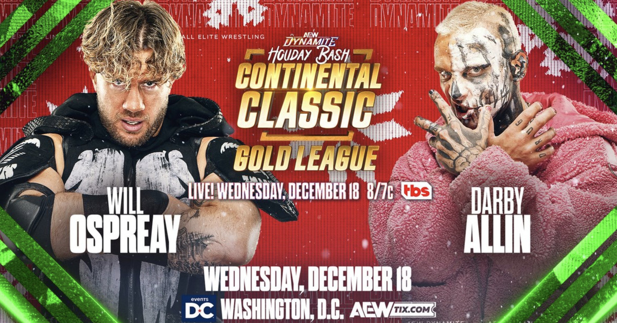 AEW reveals fights for Winter is Coming and the Holiday Bash!