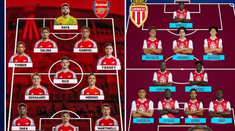 Arsenal’s expected XI vs Monaco as Mikel Arteta recalls forgotten man amid injury crisis Arsenal are gunning to make it back-to-back victories in the Champions League and looking to respond to Sunday’s 1-1 draw away to Fulham which dented their domestic title hopes