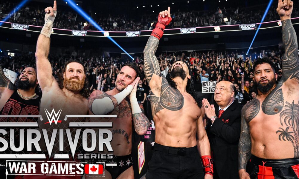 The OG Bloodline and CM Punk take victory in the Survivor Series WarGames