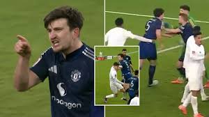 Fans think they’ve worked out what Harry Maguire called Kai Havertz after penalty incident and it’s instantly gone viral (video)